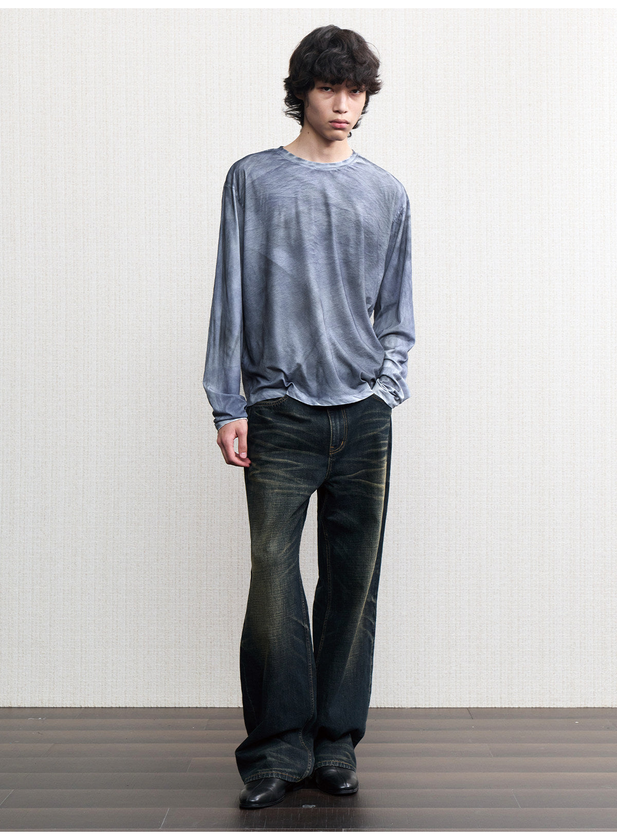 Honeycomb Fit Straight Jeans