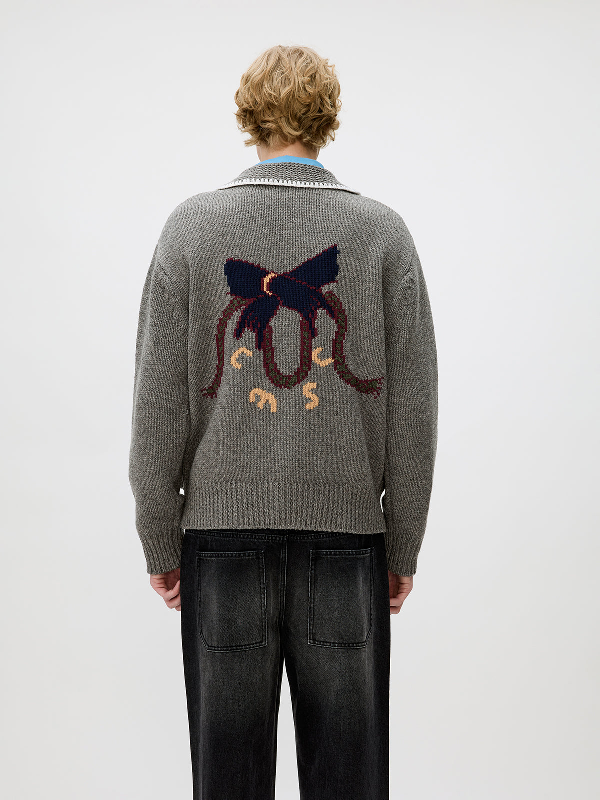 Unisex Wool Blend Cardigan