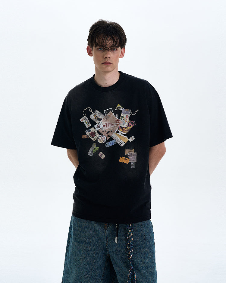 Washed Print T-Shirt