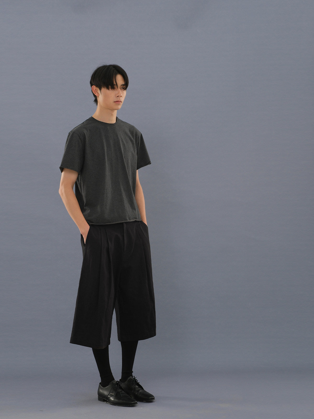 Rolled-Edge Cotton T-Shirt