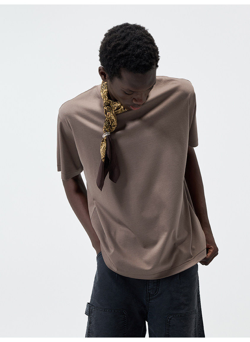 라운드넥 스탠다드 티셔츠