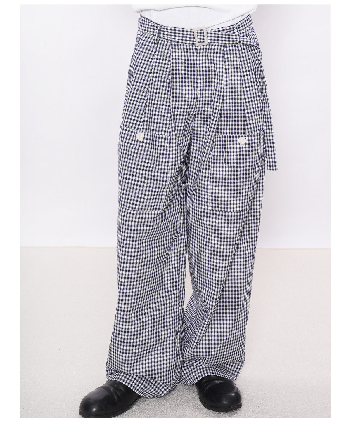 Checkered Casual Pants