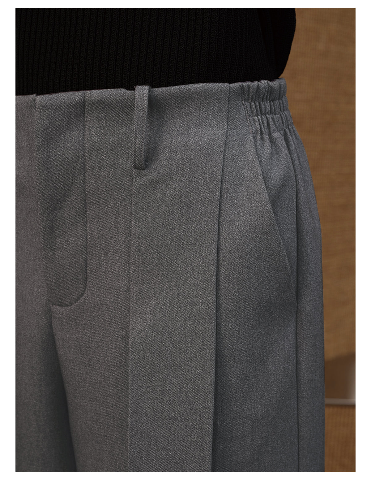 Waistless Wide Leg Pants