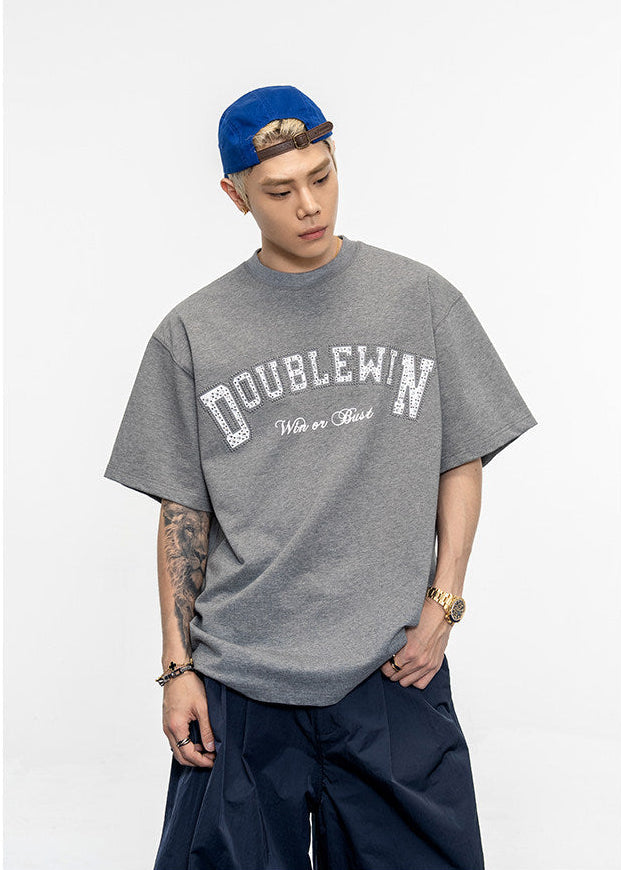 Loose-fit Round-Neck Casual T-Shirt