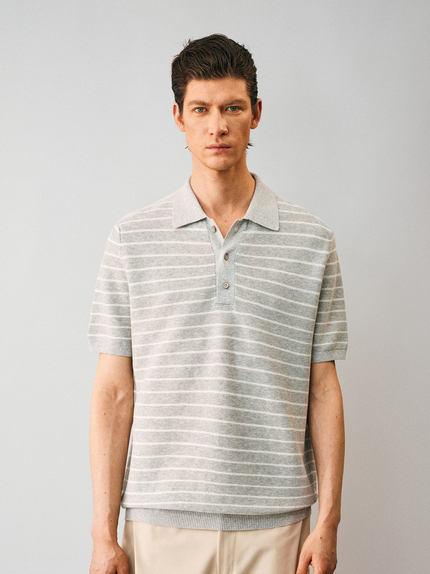 Striped Polo Shirt