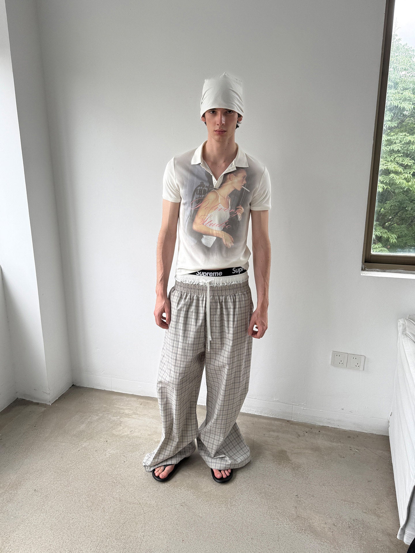 Vintage Millennium Printed Polo Shirt