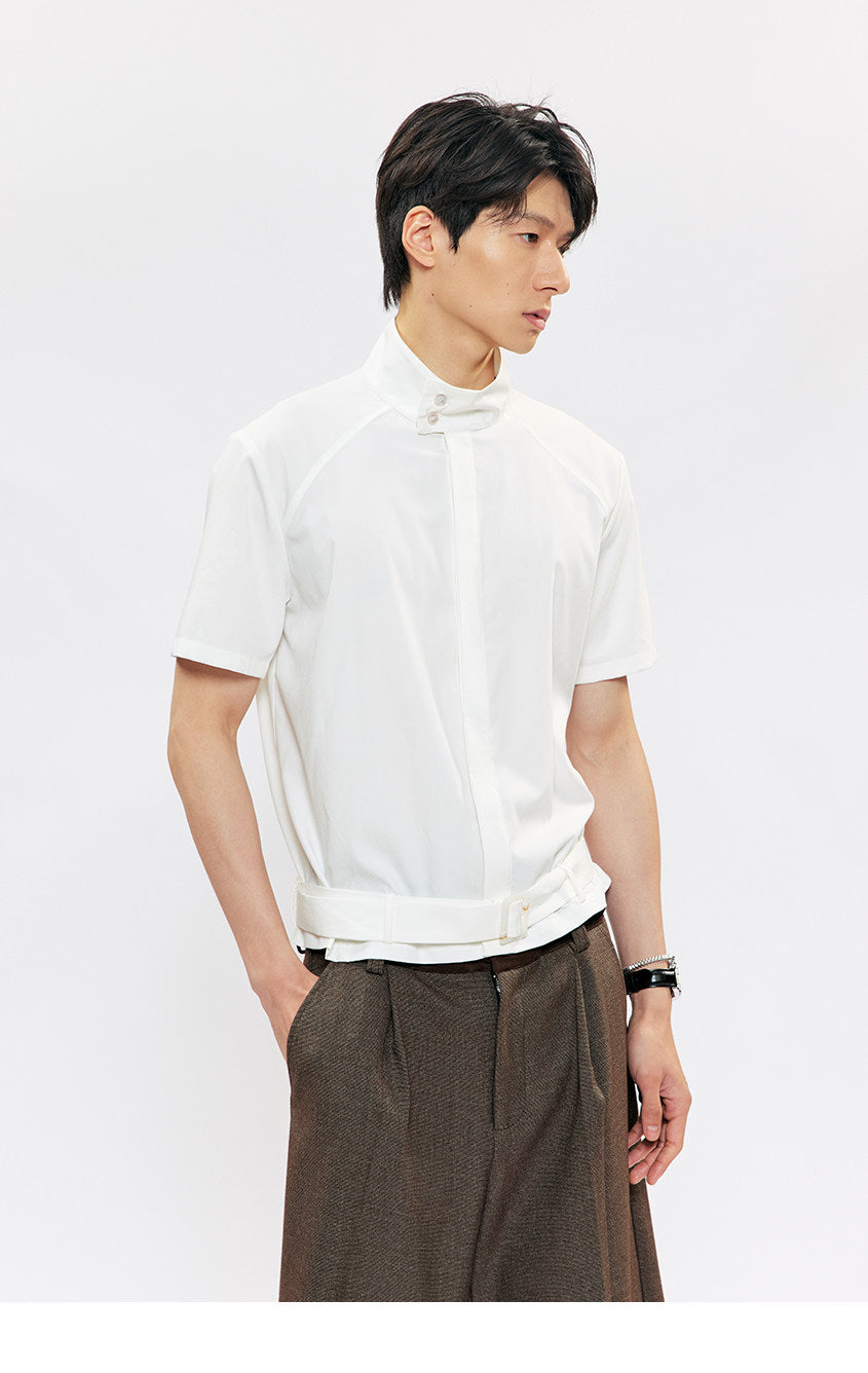 Casual Shirt with Adjustable Strap