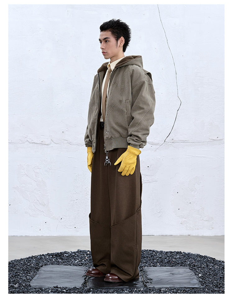 Heavy Canvas Mink Fur Jacket