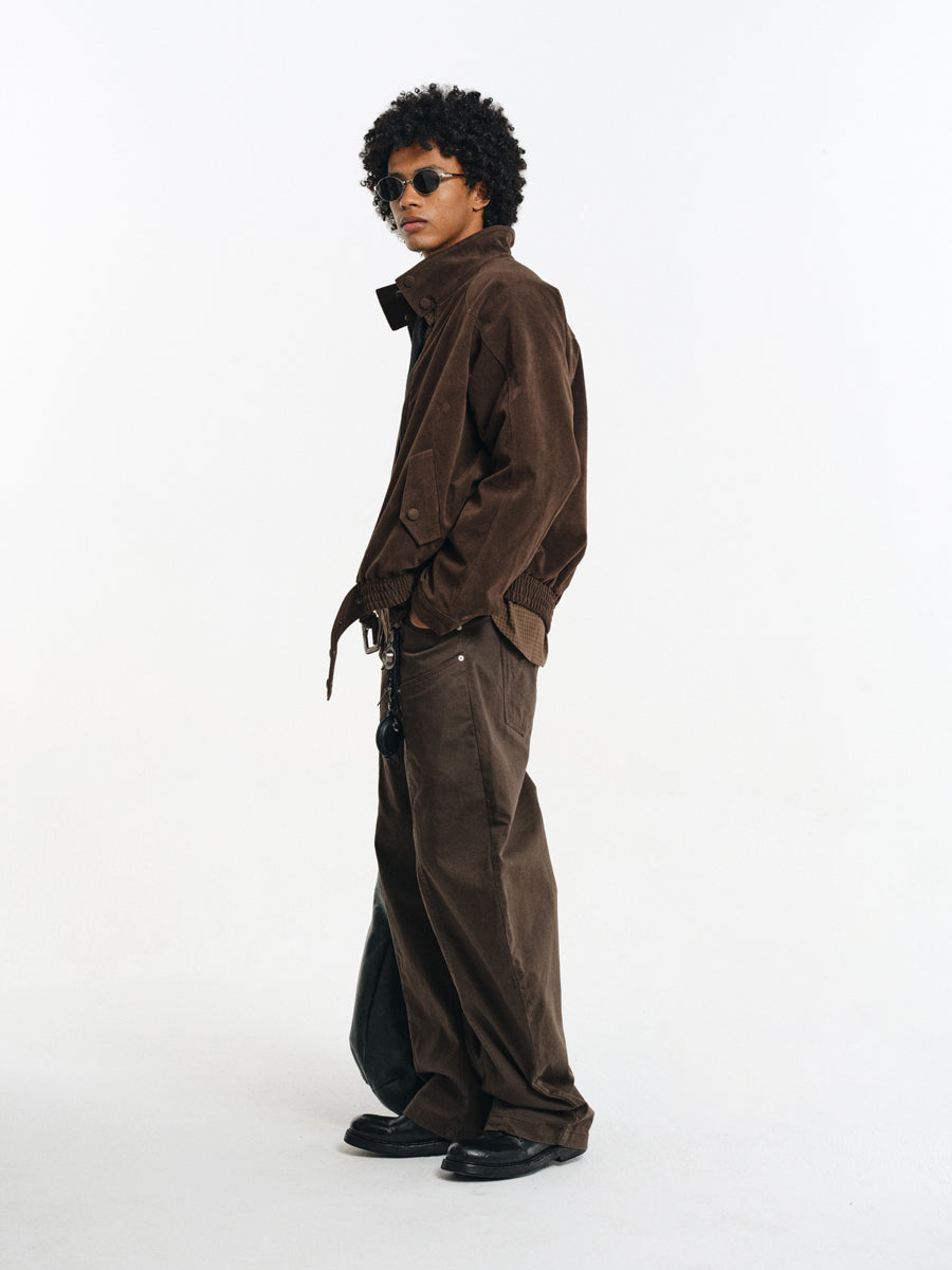Twill Cotton Casual Cargo Pants