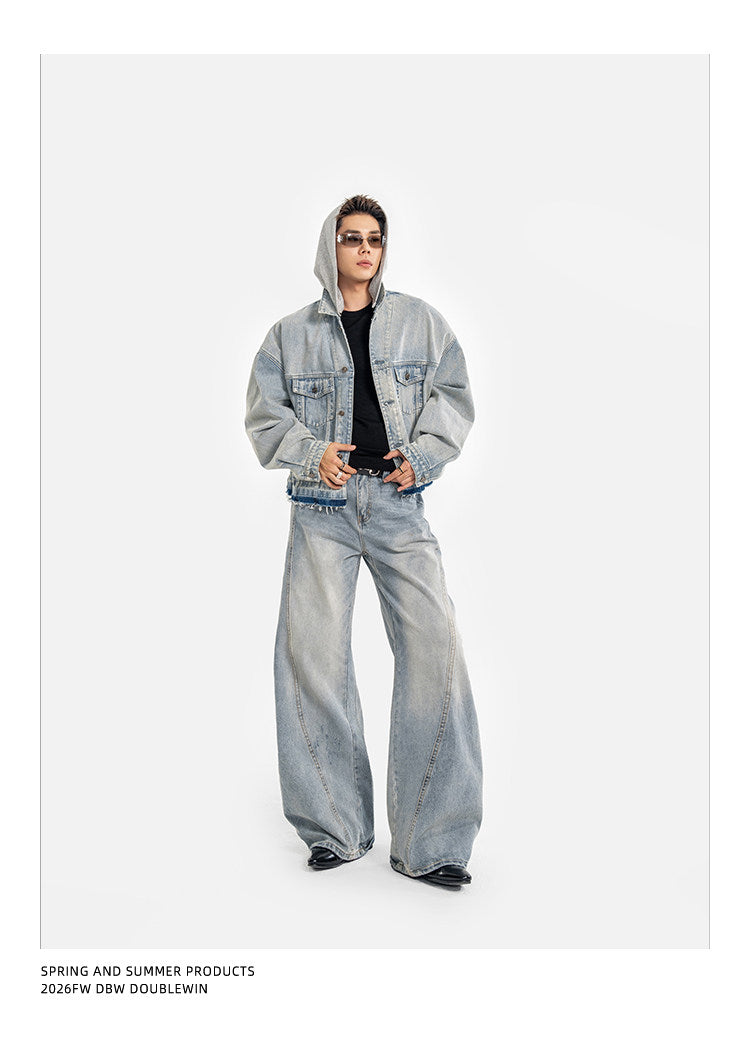 Gradient Denim Pants