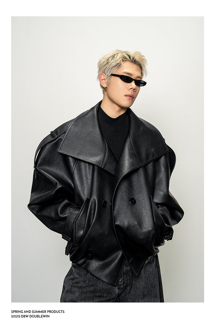 Oversized Stand Collar Jacket