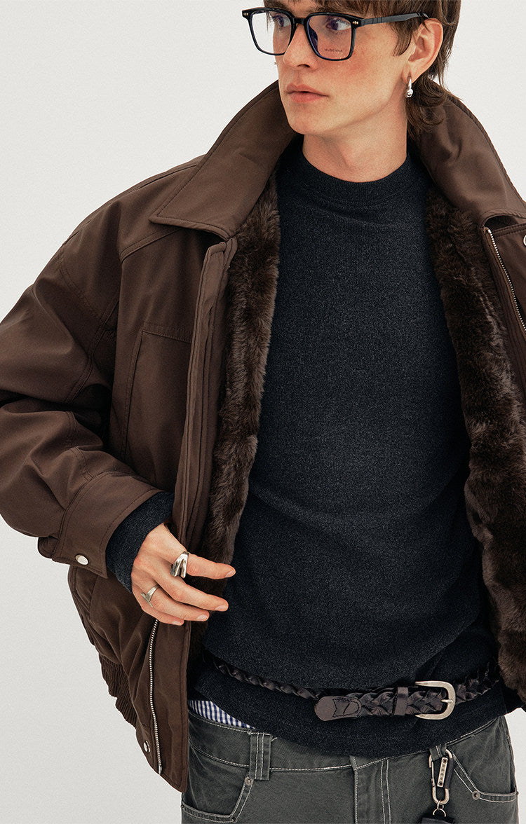 Deconstructed White Duck Down Jacket