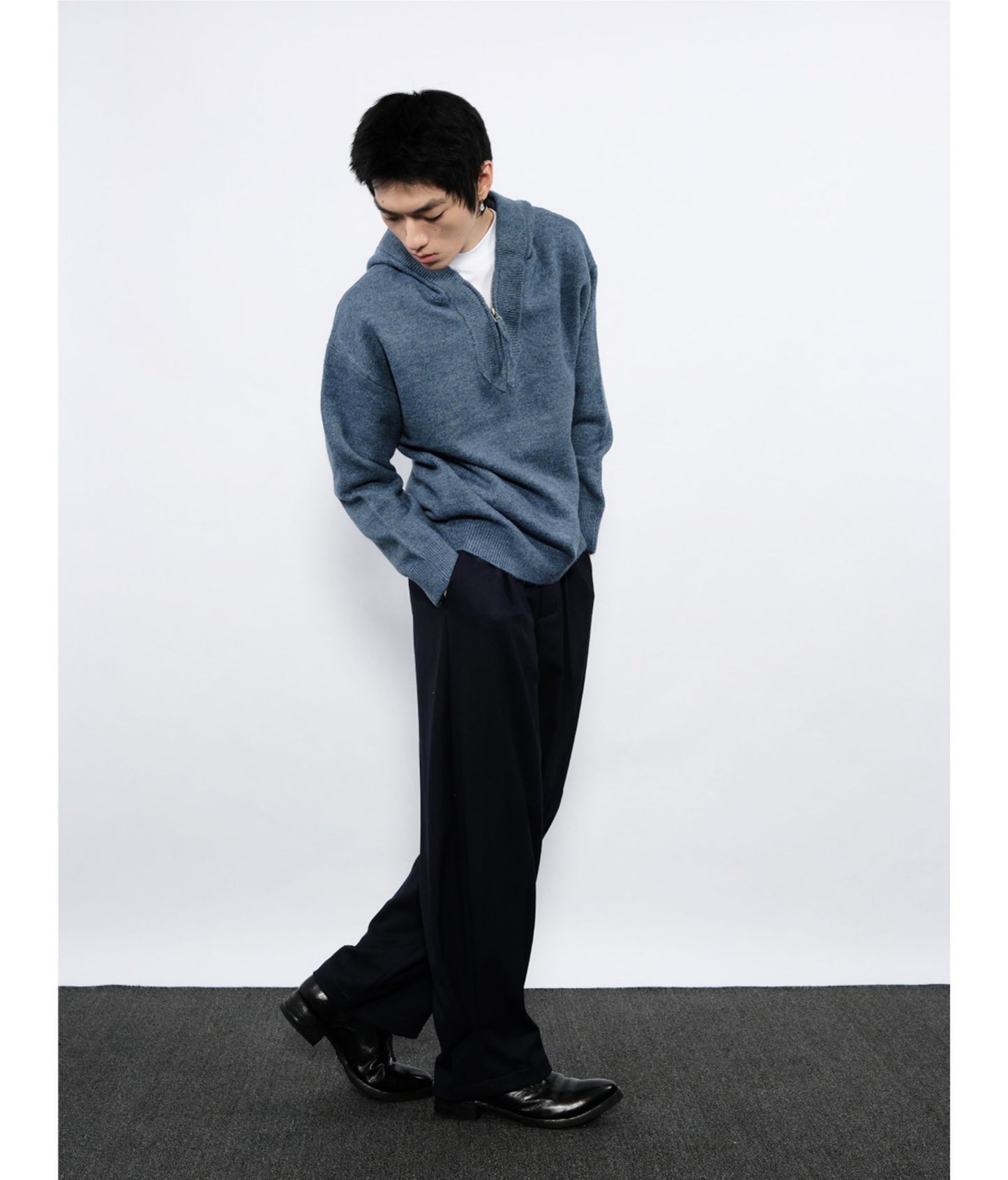 Hooded Pullover Sweater