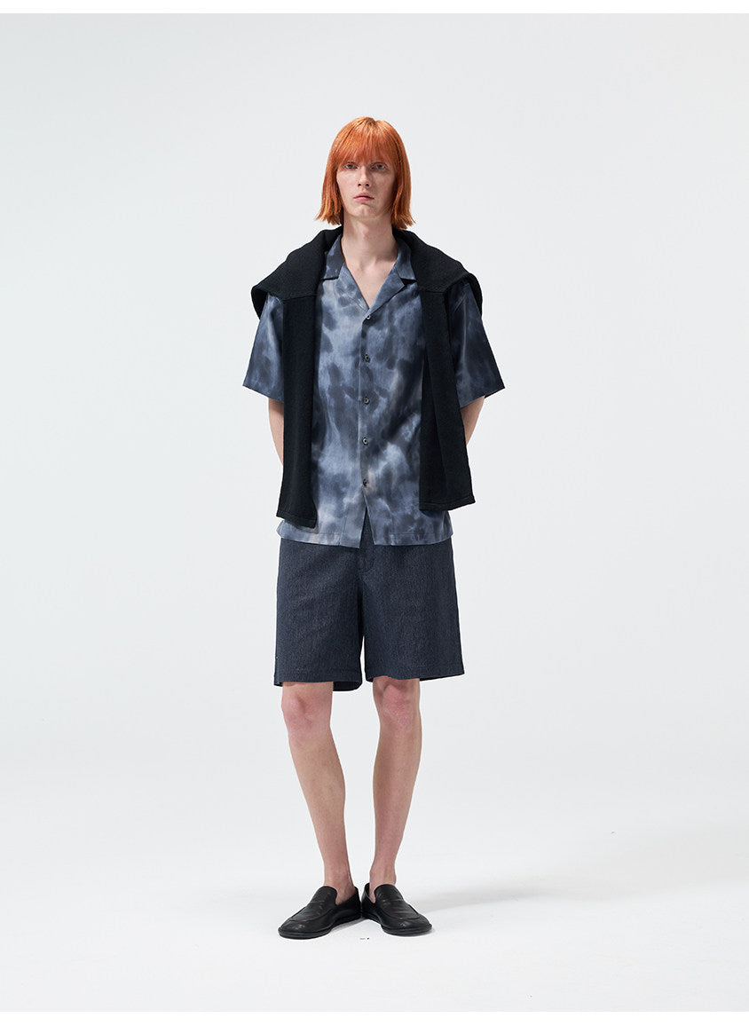 Printed Slit Shirt