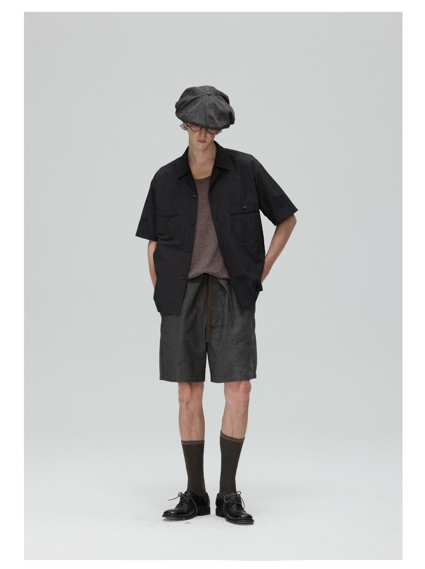 Color-Block Breathable Shirt