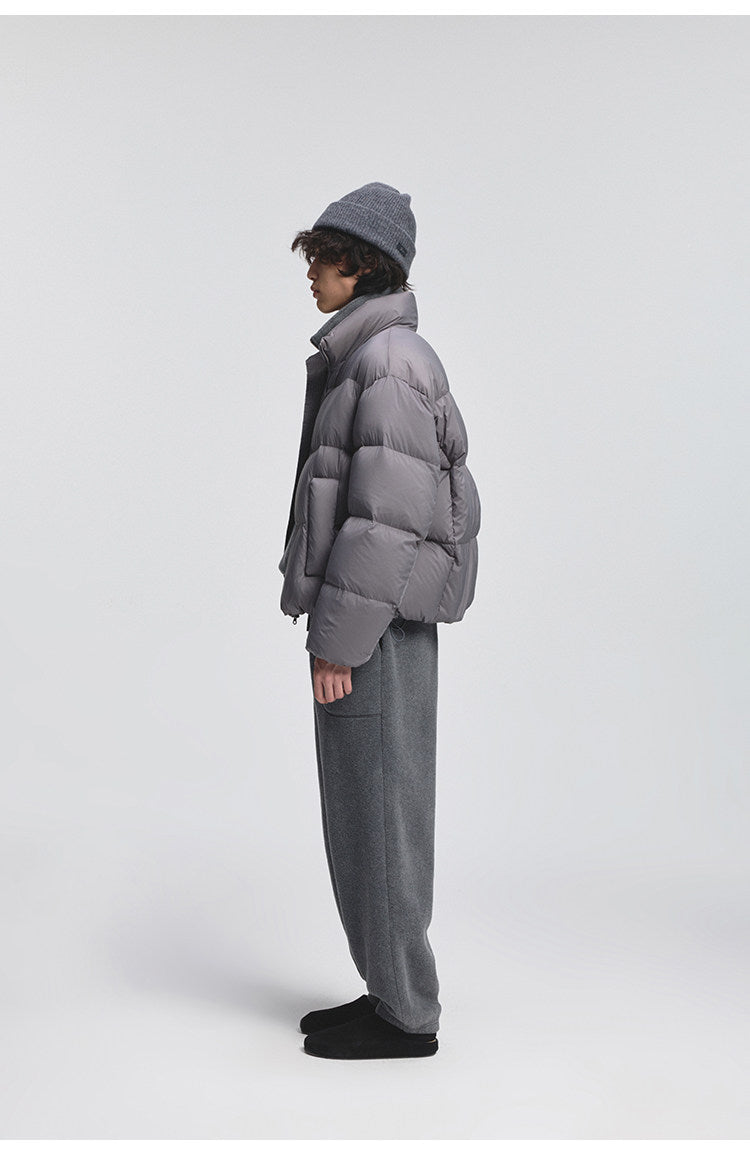 Classic Wrinkle-Processed Down Jacket