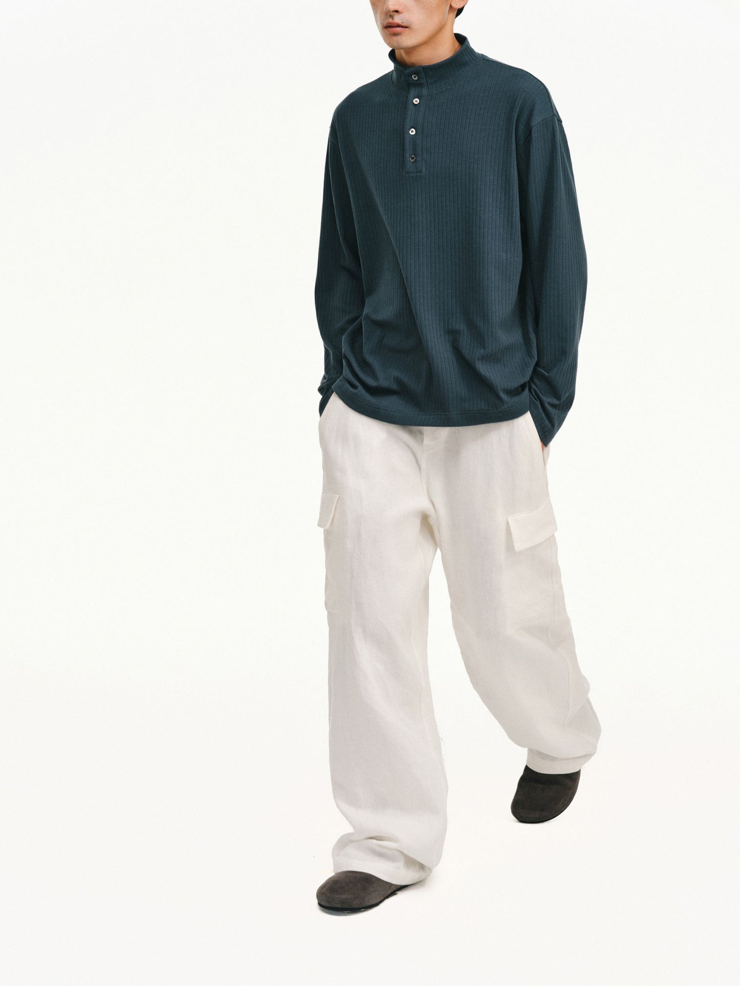 Half-High Collar Shirt