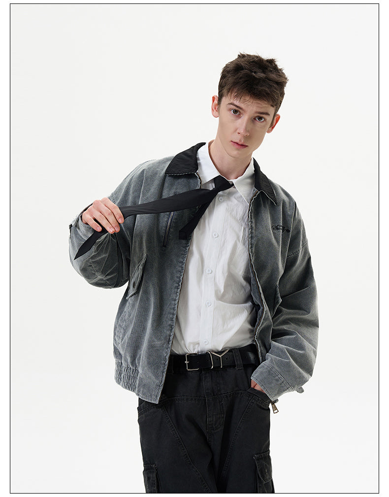 Retro Damaged Workwear Jacket