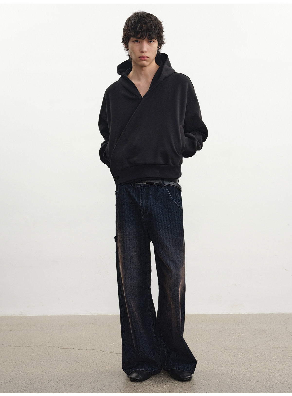 Crossover Hooded Sweatshirt