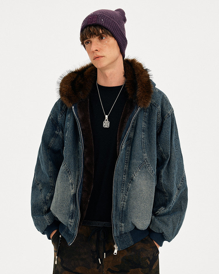 Streetwear Washed Denim Jacket