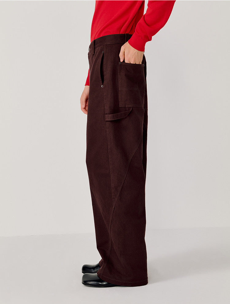 Patch Pocket Workwear Pants