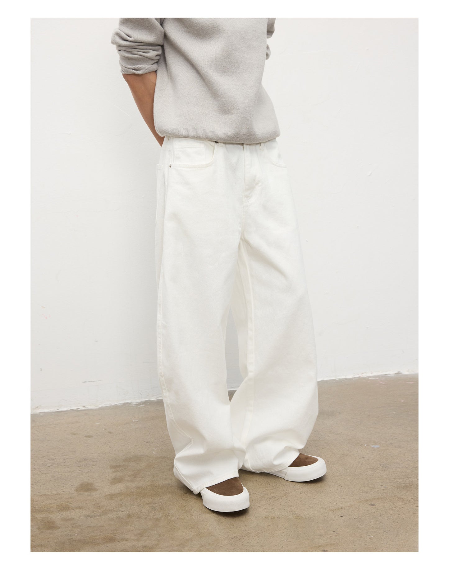 French Style Denim Pants