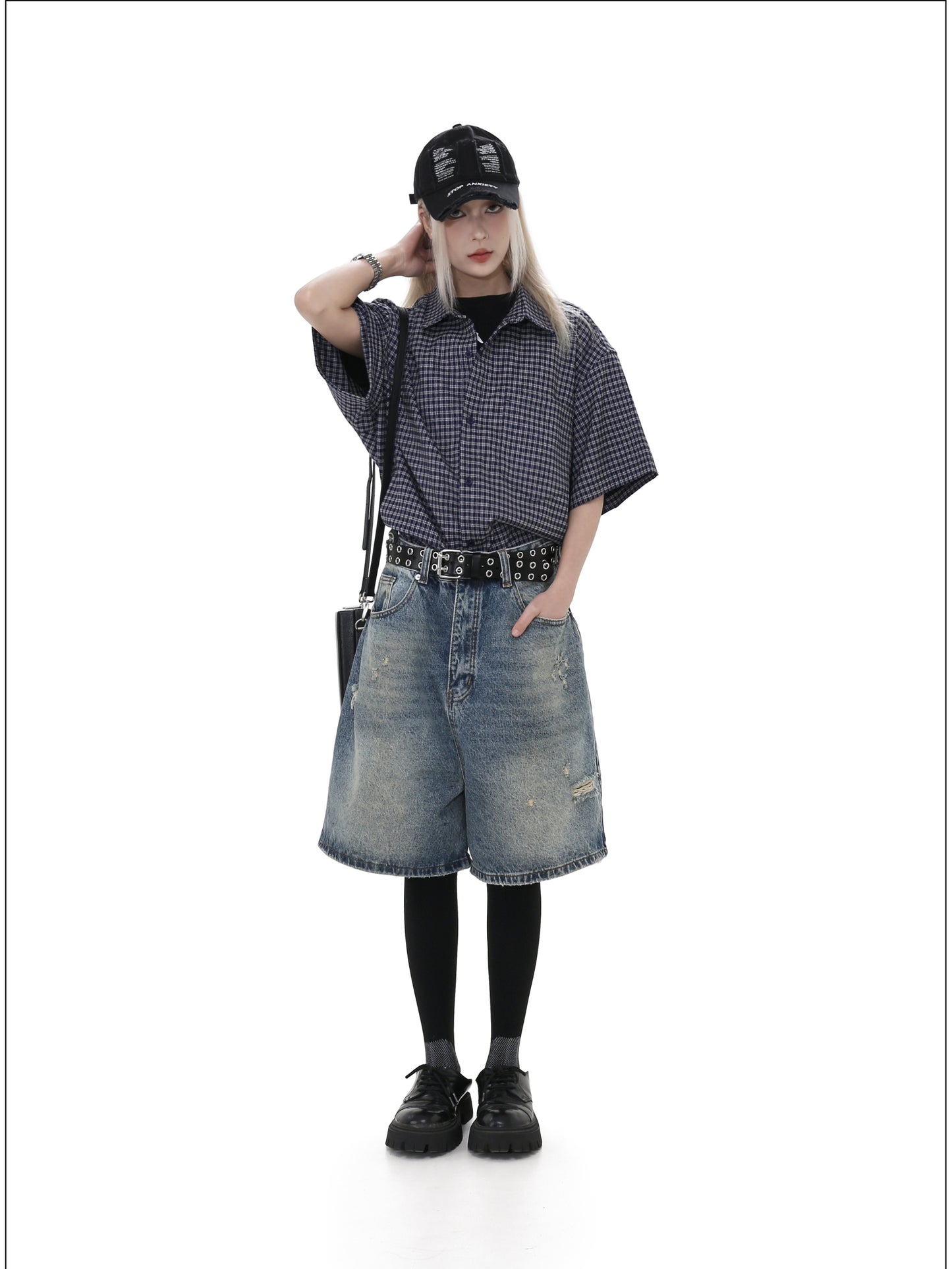 Loose-fitting straight shorts