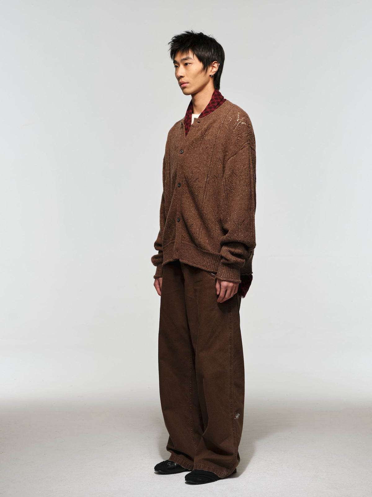 Alpaca Wool Cardigan with Buttons