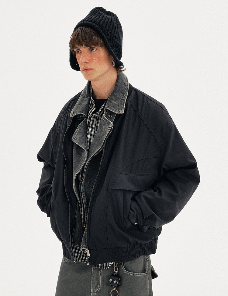 Stand Collar Thick Jacket