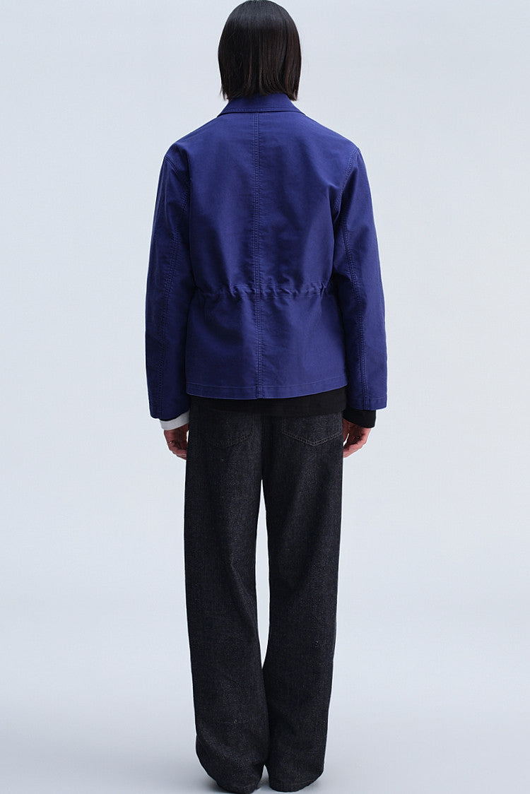 Loose-Fit Straight-Leg Casual Denim Pants