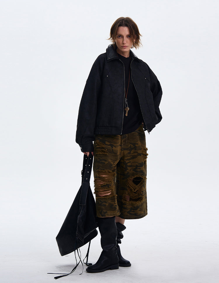 Barn Style Suede Jacket