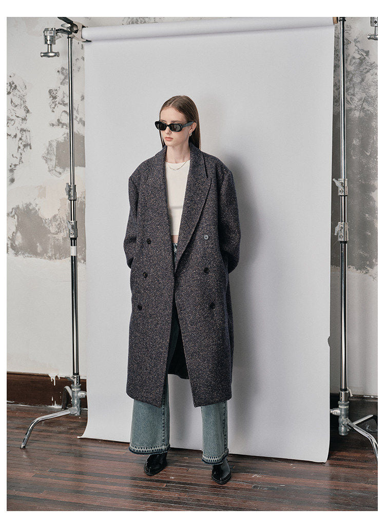 Double-breasted Wool Coat
