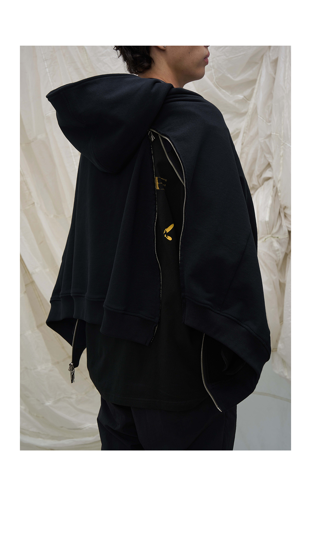 Detachable Zipper Sweatshirt