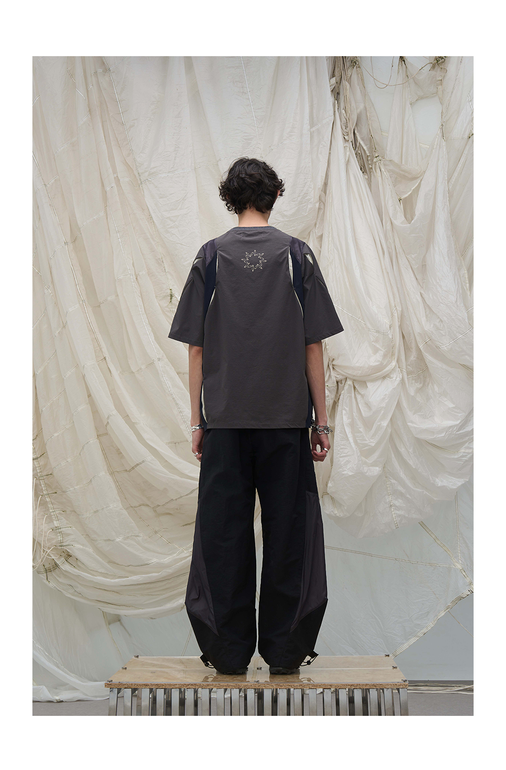 Windproof Deconstructed Casual Pants