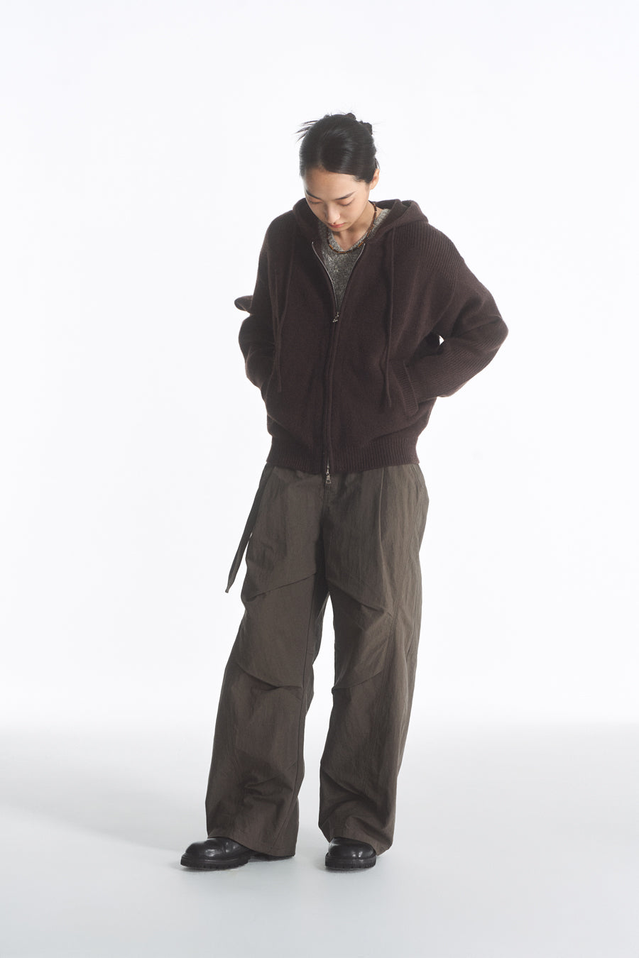 Scimitar Banana Pleated Casual Pants