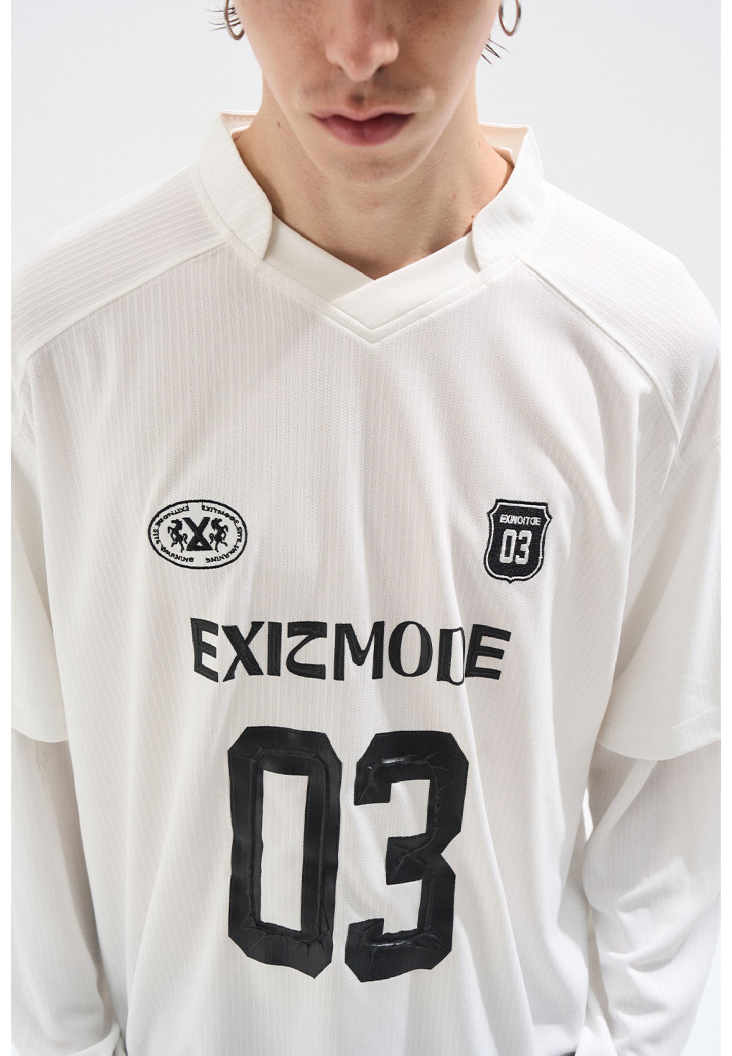 Fake Two-Piece Stripe T-Shirt