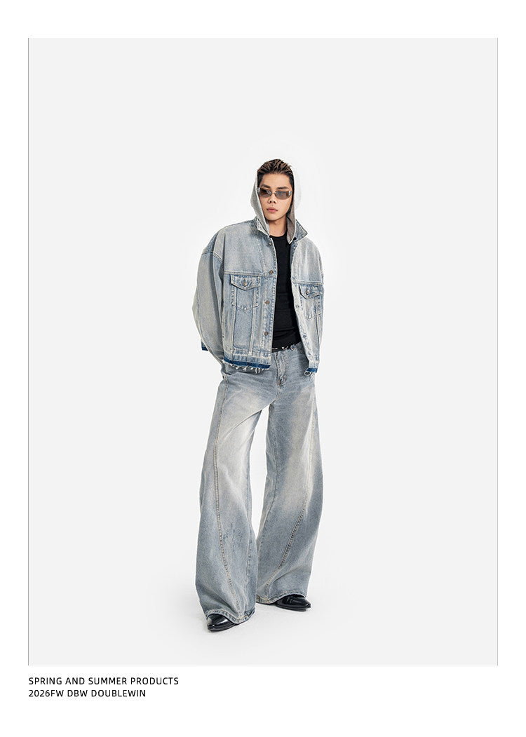 Gradient Denim Pants