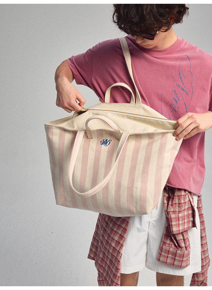 Double-Handle Beach Tote Bag