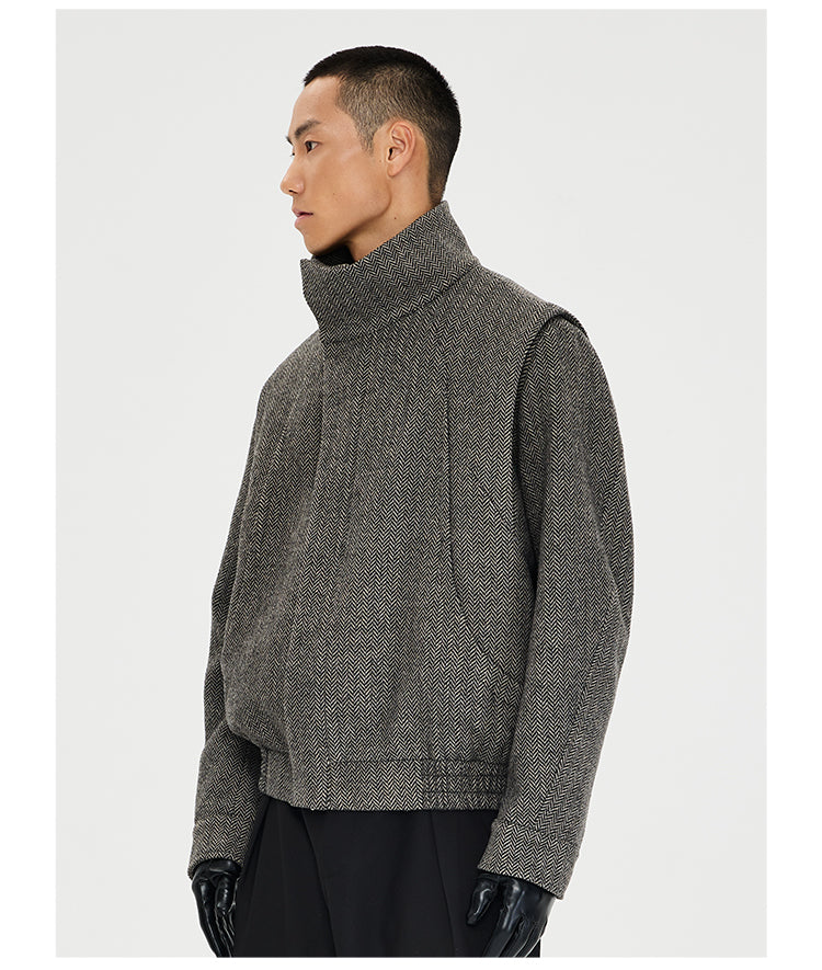 Herringbone Wool Jacket