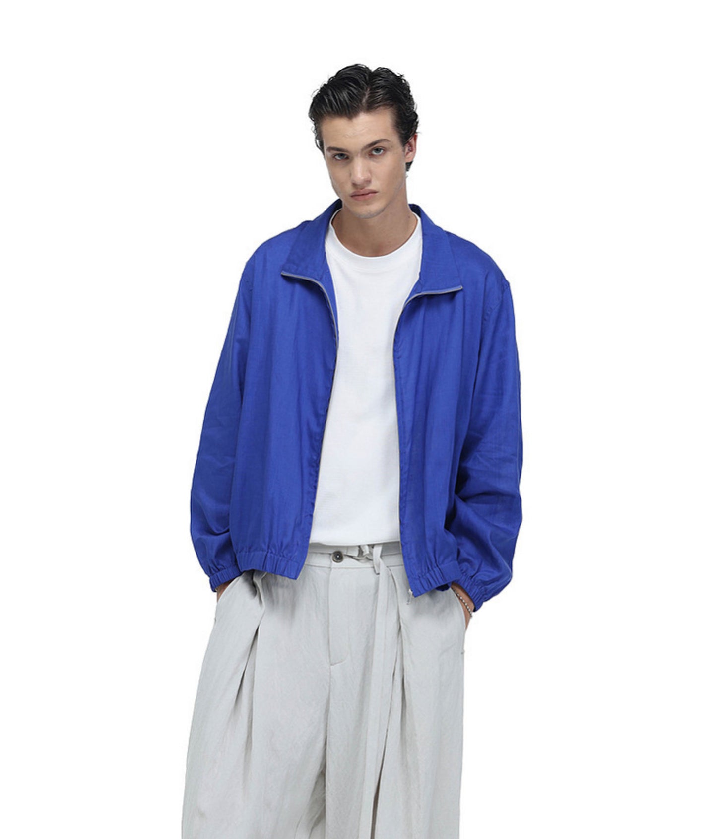 Lightweight Stand-Collar Casual Jacket