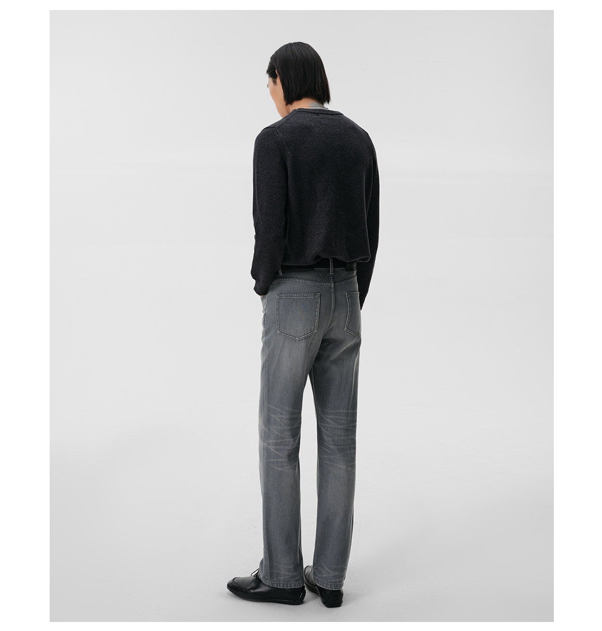 Two-Tone Fake Two-Piece Knit