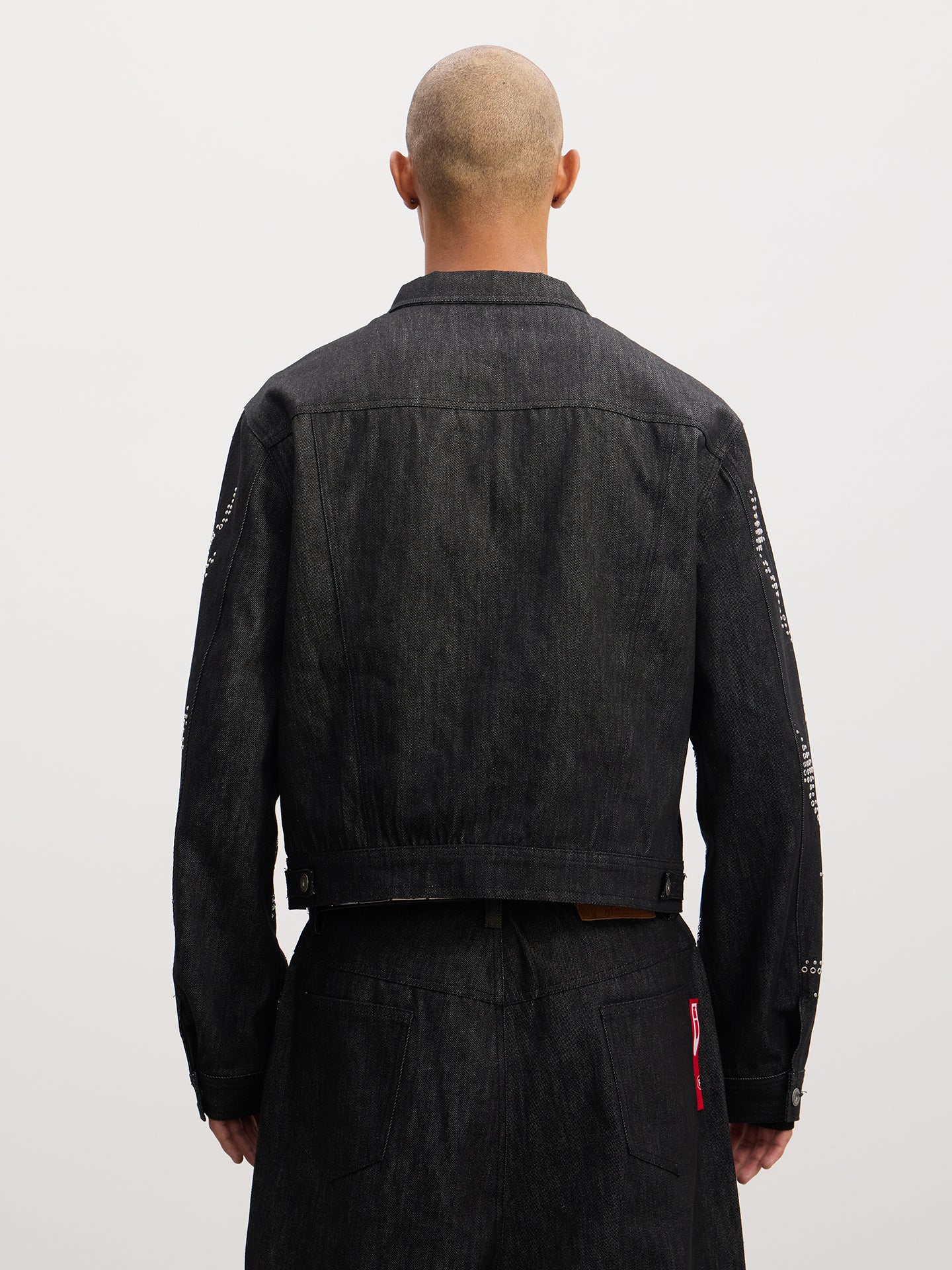 Heavy Tiger Print Denim Jacket