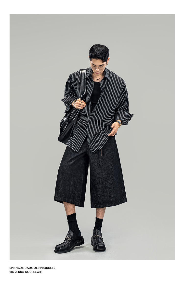 Breathable striped shirt