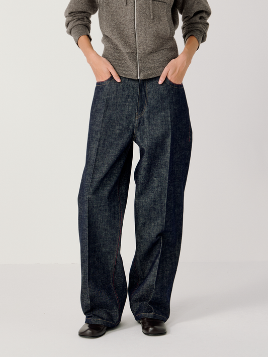 6-Pocket Center Seam Jeans