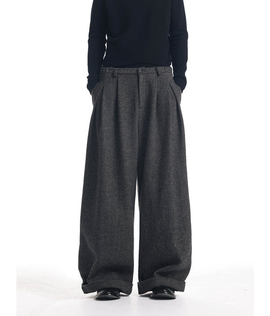 Wide Leg Loose Fit Casual Pants