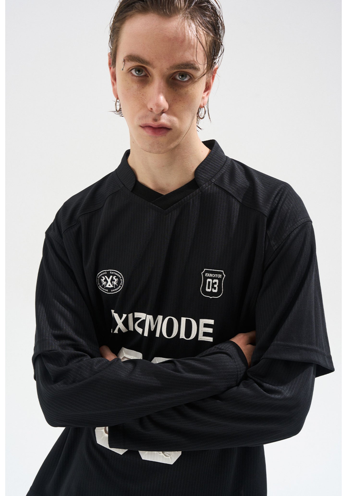 Fake Two-Piece Stripe T-Shirt