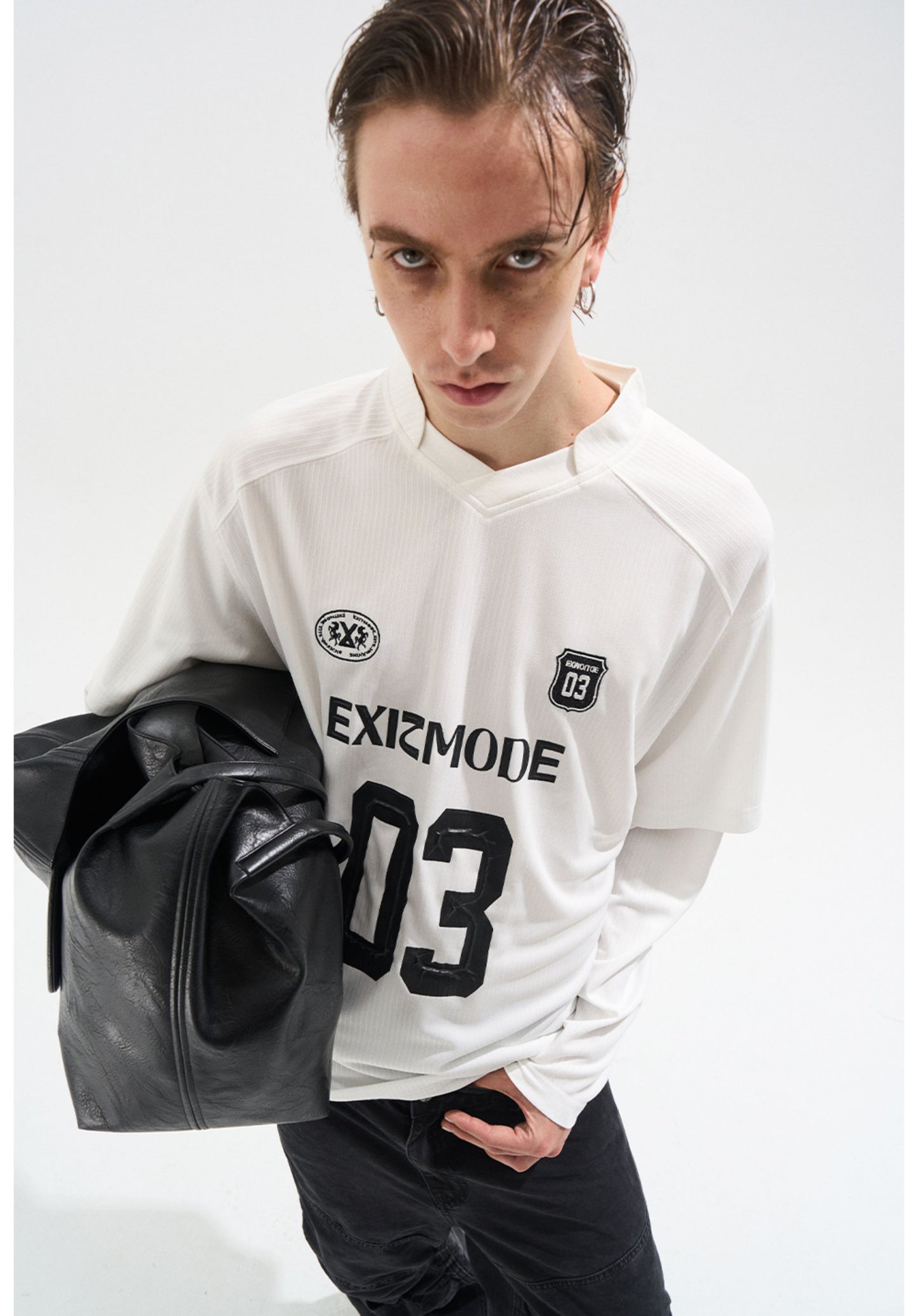 Fake Two-Piece Stripe T-Shirt