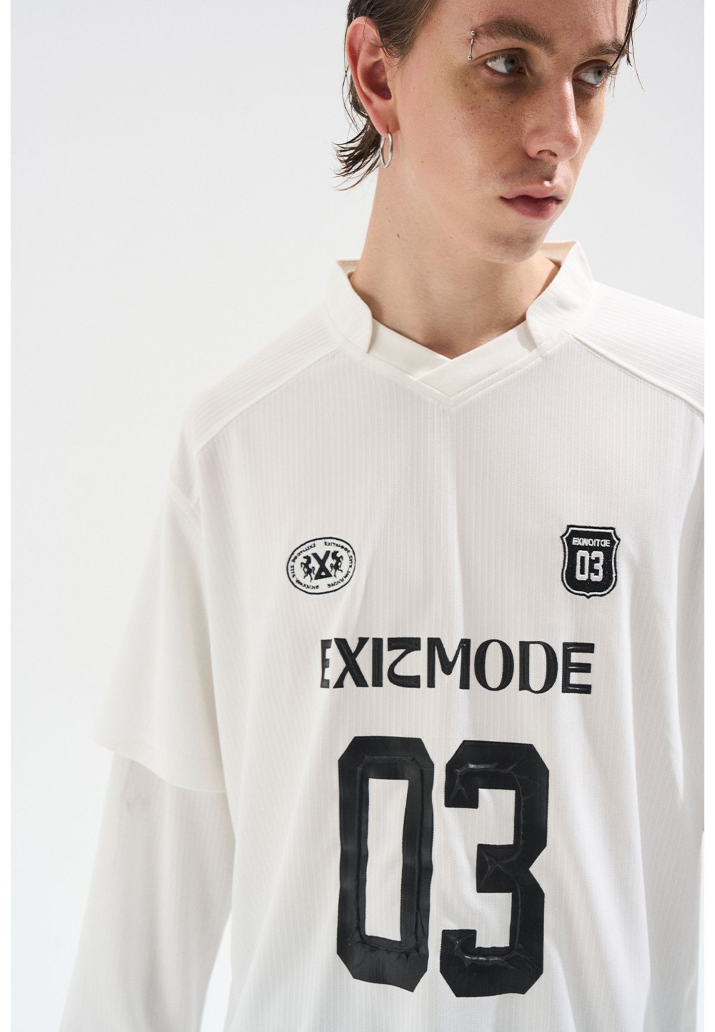 Fake Two-Piece Stripe T-Shirt