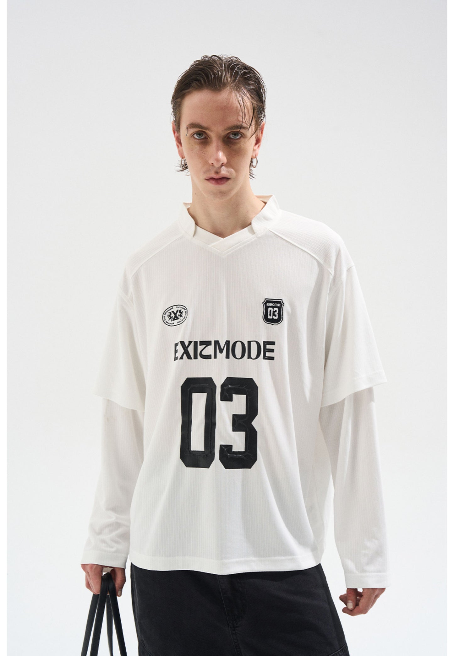 Fake Two-Piece Stripe T-Shirt