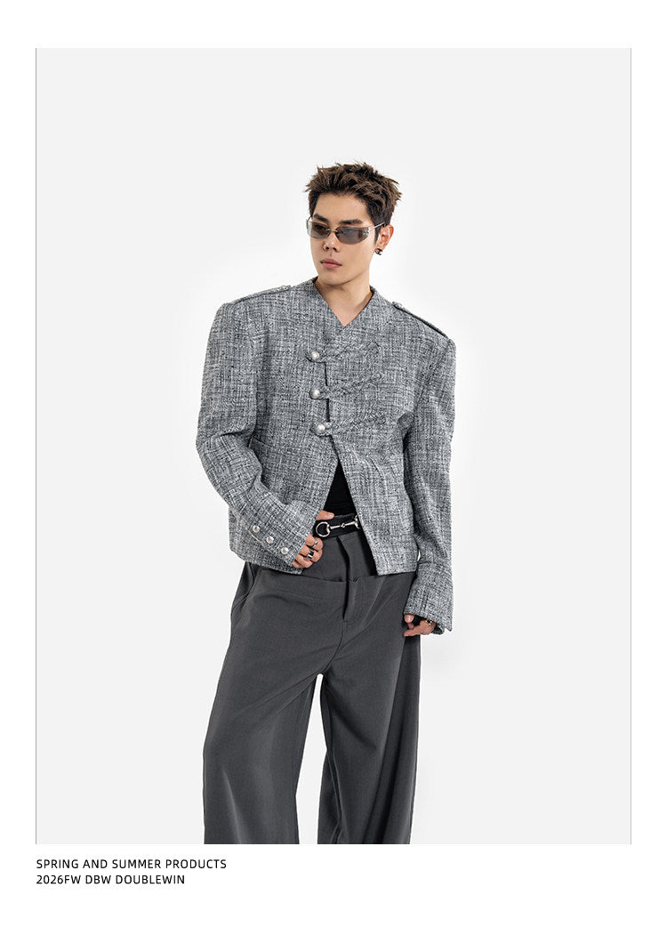 Vintage-Style Tweed Jacket